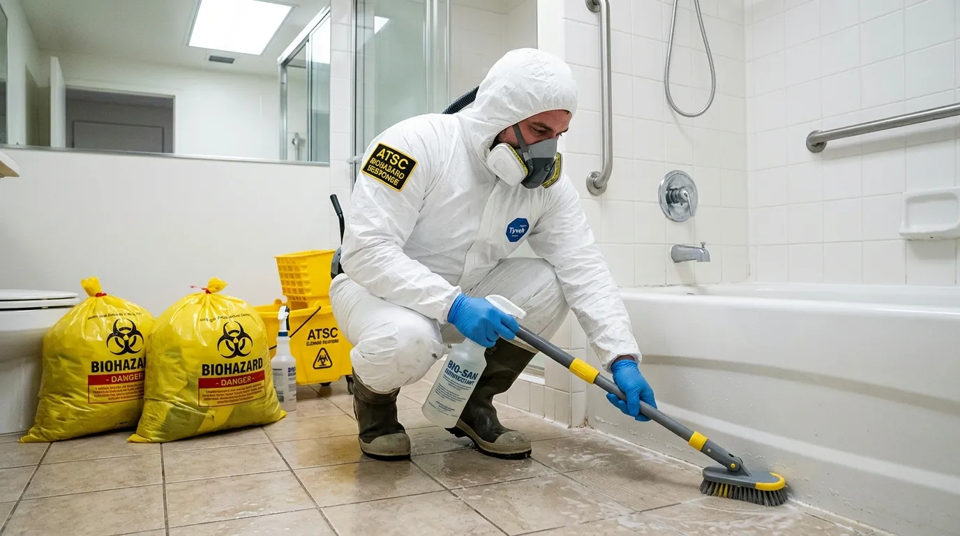 Decontamination equipment deployed for Blood Cleanup in Kaysville